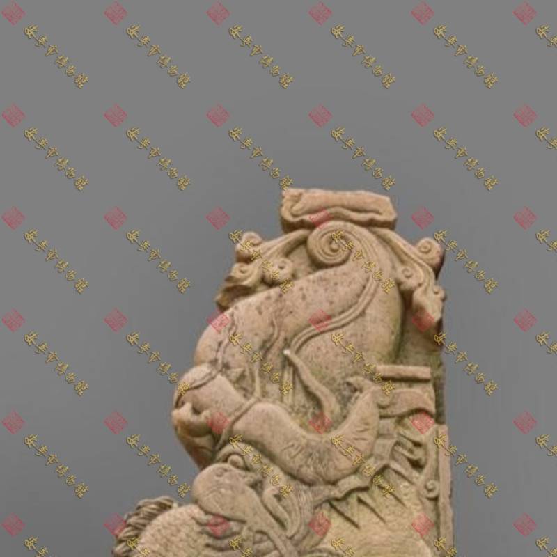 明代龙形石刻